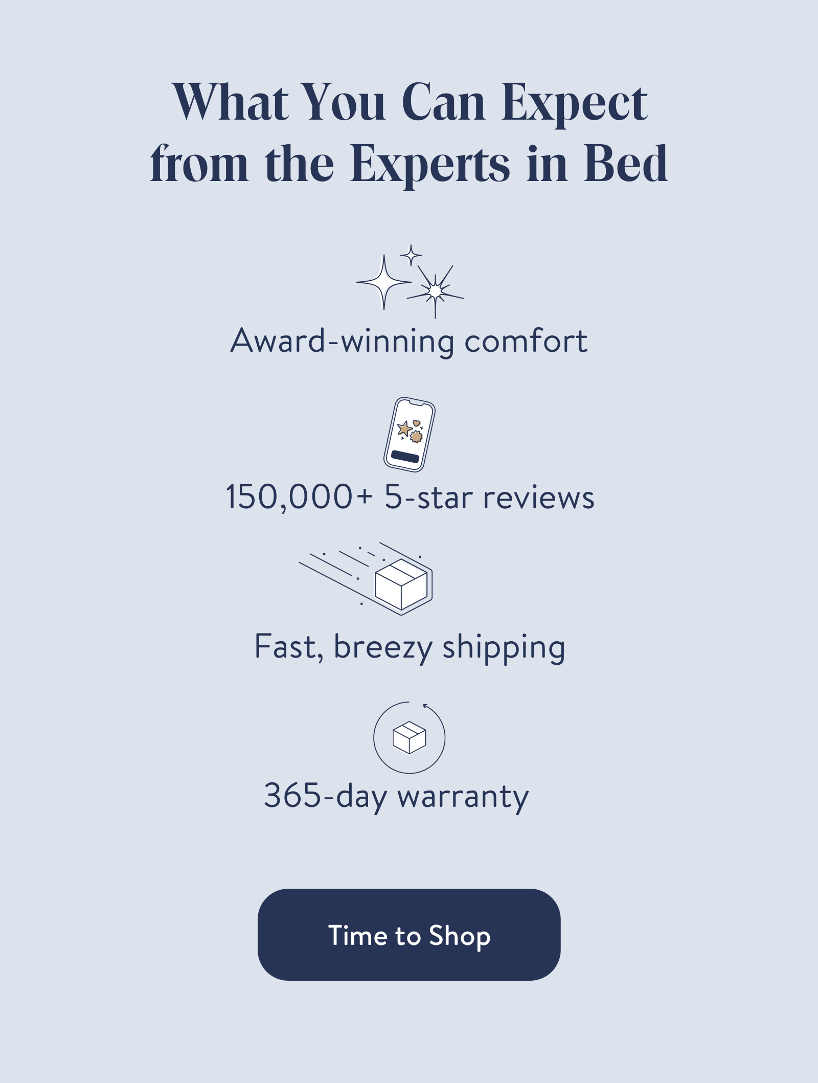 What you can epect from the experts in bed
