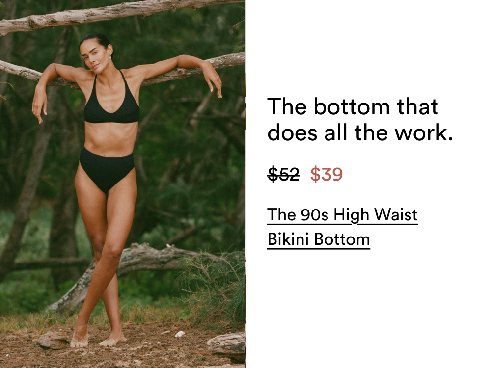 The 90s High Waist Bikini [SHOP NOW]
